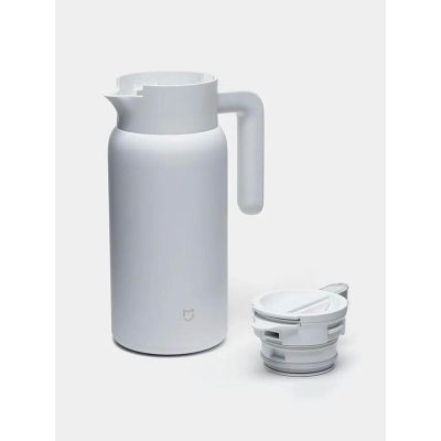 Picture of Xia omi Mijia Thermos Cup 1.8L Flask Water Bottle Cup Stainless Steel Vacuum Cup-White