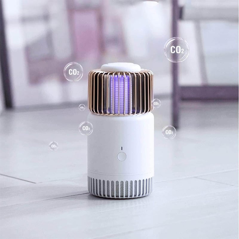 Picture of RE-MAX RT-MK04 Mosquito Trapping Killing Lamp 395nm Mosquito Light, Rechargeable with USB Cable, Quiet Physical Mosquito Control, Electric Shock Mosquito Killer-Multicolor