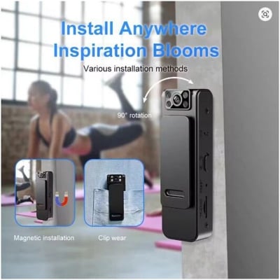 Picture of Body Cam A19 Mini Camera HD 1080P Wearable era Night Vision Voice Video Recorder Bike Bicycle Sport Dv Small Action Cam-Black