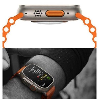 Picture of C900 Ultra 2 smart watch 2.09 Infinite Display Bluetooth Calling Heart Rate Pressure Sports Real Screw & Buckle Game Smart Watch  for Men Women, HD Screen Activity Tracker Smartwatch, Fitness Tracker with Heart RateSleep Monitor, 25 Sport Modes IP68