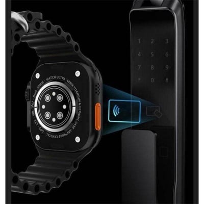 Picture of C900 Ultra 2 smart watch 2.09 Infinite Display Bluetooth Calling Heart Rate Pressure Sports Real Screw & Buckle Game Smart Watch  for Men Women, HD Screen Activity Tracker Smartwatch, Fitness Tracker with Heart RateSleep Monitor, 25 Sport Modes IP68