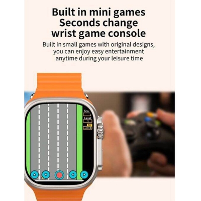 Picture of MVP-110 Ultra 2 3 Magnetic Charging Smart Watch Set Free with Dual Strap Montre Intelligente Reloj Inteligente  for Men Women, 1.69 HD Screen Activity Tracker Smartwatch, Fitness Tracker with Heart RateSleep Monitor, 25 Sport Modes IP68 Waterproof, Pedome