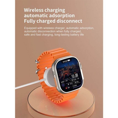 Picture of MVP-110 Ultra 2 3 Magnetic Charging Smart Watch Set Free with Dual Strap Montre Intelligente Reloj Inteligente  for Men Women, 1.69 HD Screen Activity Tracker Smartwatch, Fitness Tracker with Heart RateSleep Monitor, 25 Sport Modes IP68 Waterproof, Pedome