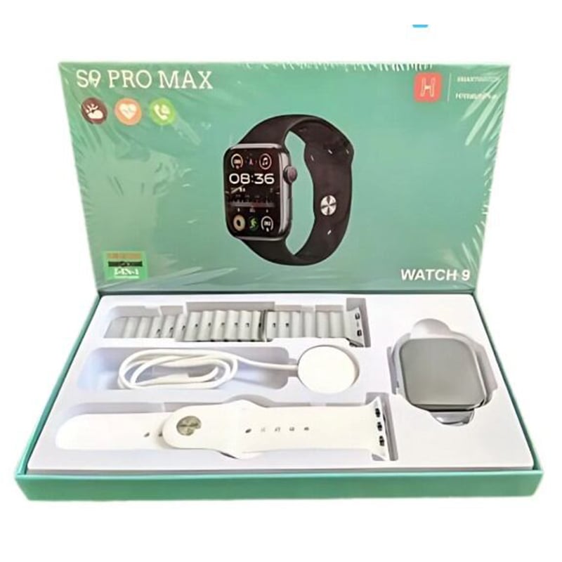 Picture of S9 Pro Max Smart Watch Series 9 – 45mm Bluetooth Calling Smartwatch with 2.1″ HD Display, Wireless Charging, Fitness & Activity Tracker, Heart Rate & Sleep Monitor, 25 Sports Modes, IP68 Waterproof for Men & Women