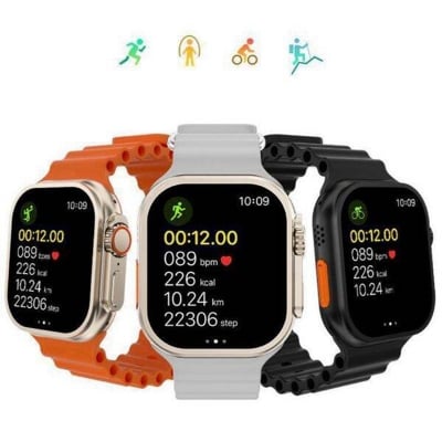 Picture of Y90 Ultra Couple Smartwatch with 11 Straps And 2 Watch HD Screen Activity Tracker Smartwatch, Fitness Tracker with Heart RateSleep Monitor, 25 Sport Modes IP68 Waterproof, Pedometer, Fitness Watch for Android iOS Phones-Black