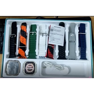 Picture of Y99 Smart Watch 10in1 Gift Suit with 10+1 Strap and Watch Case  for Men Women, HD Screen Activity Tracker Smartwatch, Fitness Tracker with Heart RateSleep Monitor, 25 Sport Modes IP68 Waterproof, Pedometer, Fitness Watch for Android iOS Phones-Multicolor