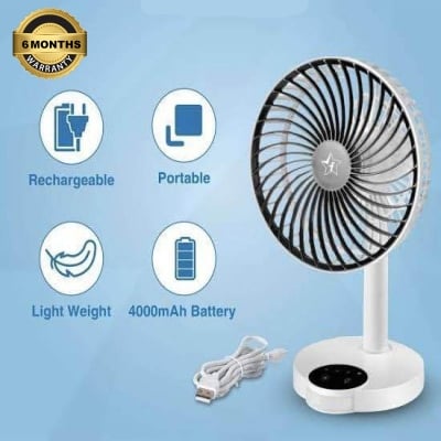 Picture of Stylex Rechargeable AC/DC Fan | Stylex রিচার্জেবল ফ্যান 4000 mAh ব্যাটারী। 