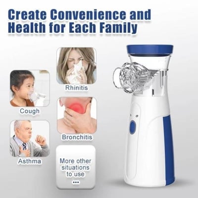 Picture of Rechargeable Mesh Nebulizer JSL W302 for Instant Relief & Kid Friendly portable mesh Nebulizer 