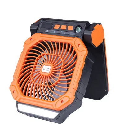 Picture of Solar Rechargeable Fan with built in Power Band and LED light| Model: X16Solar Rechargeable AC/DC Fan + Power Bank 7800mAh Battery | সোলার রিচার্জেবল মাল্টিফাংশন ফ্যান