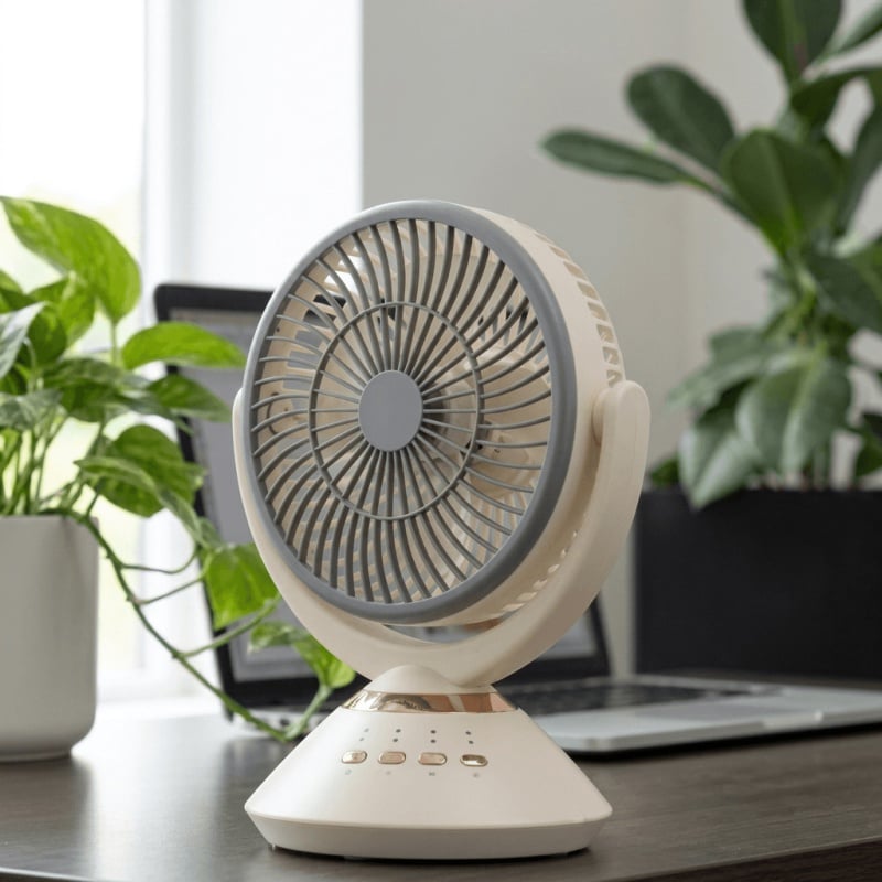 Picture of JYSUPER 2570 rechargeable High Speed fan with RGB light | শক্তিশালী বাতাস + লং ব্যাটারি ব্যাকআপ