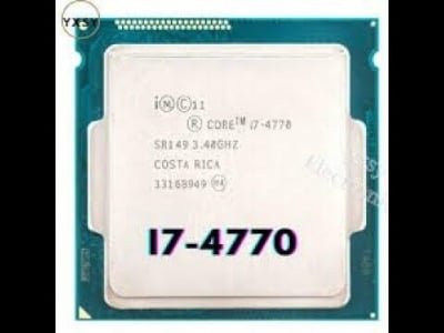 Picture of Core I7-4770S  3.40 Ghz 4 Core 8MB Cache LGA 1150 CPU Processor - 4th generation -81-85-95 model mother boards supported  with 1year warranty