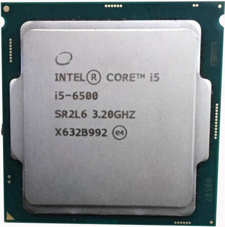 Picture of Intel Core i5-6500 -3.20 ghz Processor  (6th Generation) for 110-115- 250 mother board