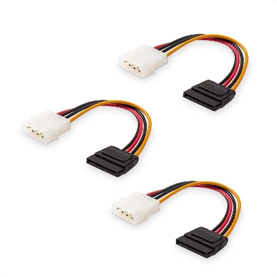 Picture of 2 PIC SATA POWER  EXTENTION CABLE - Black