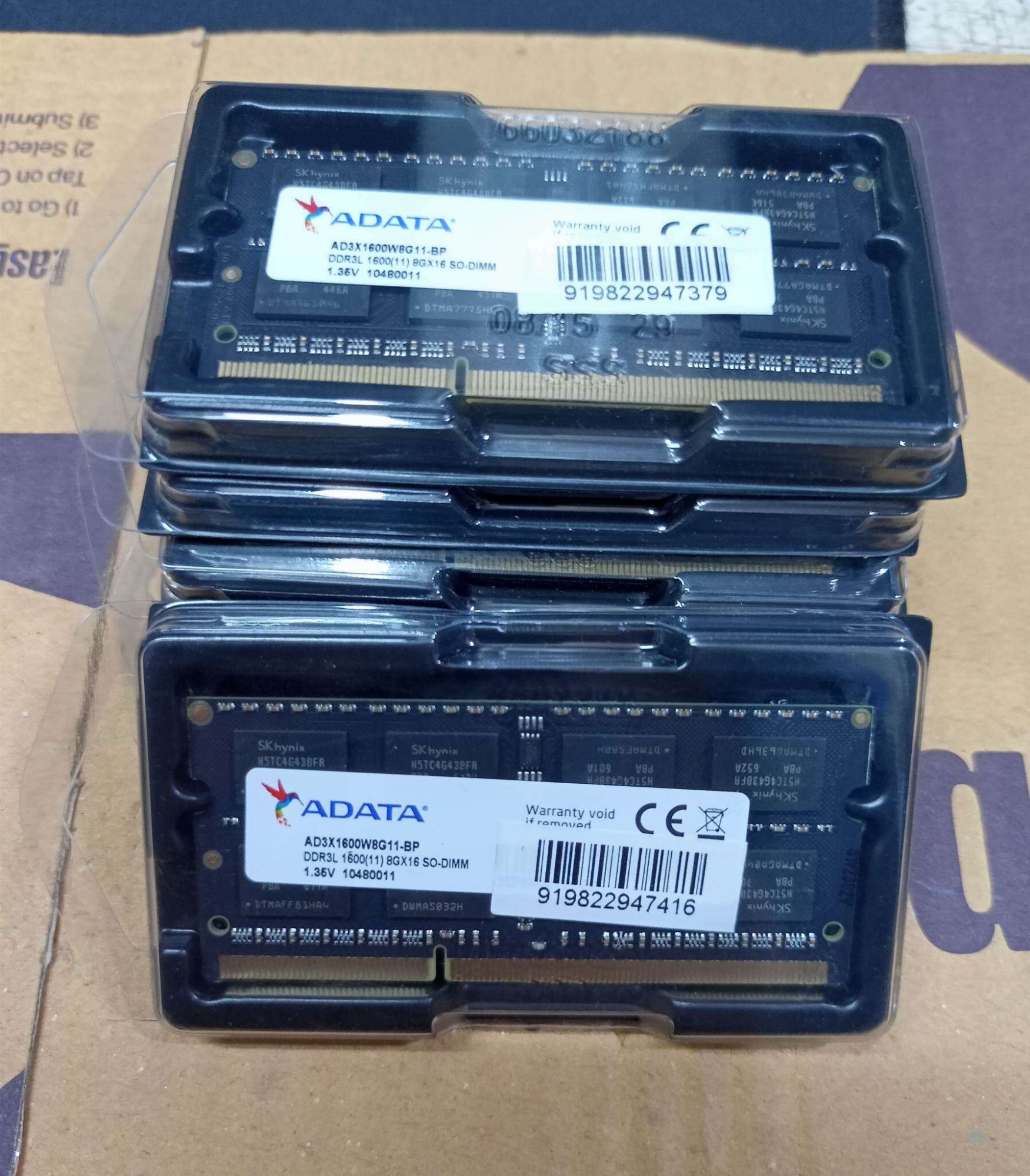 Picture of 8gb ddr3L 1600mhz  12800u  PC3L Laptop Ram - best quality product with 2 years warranty