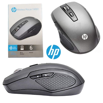 Picture of HP_Wireless Mouse- S9000  used For Desktop & Laptop - with 1 year  warranty - Black