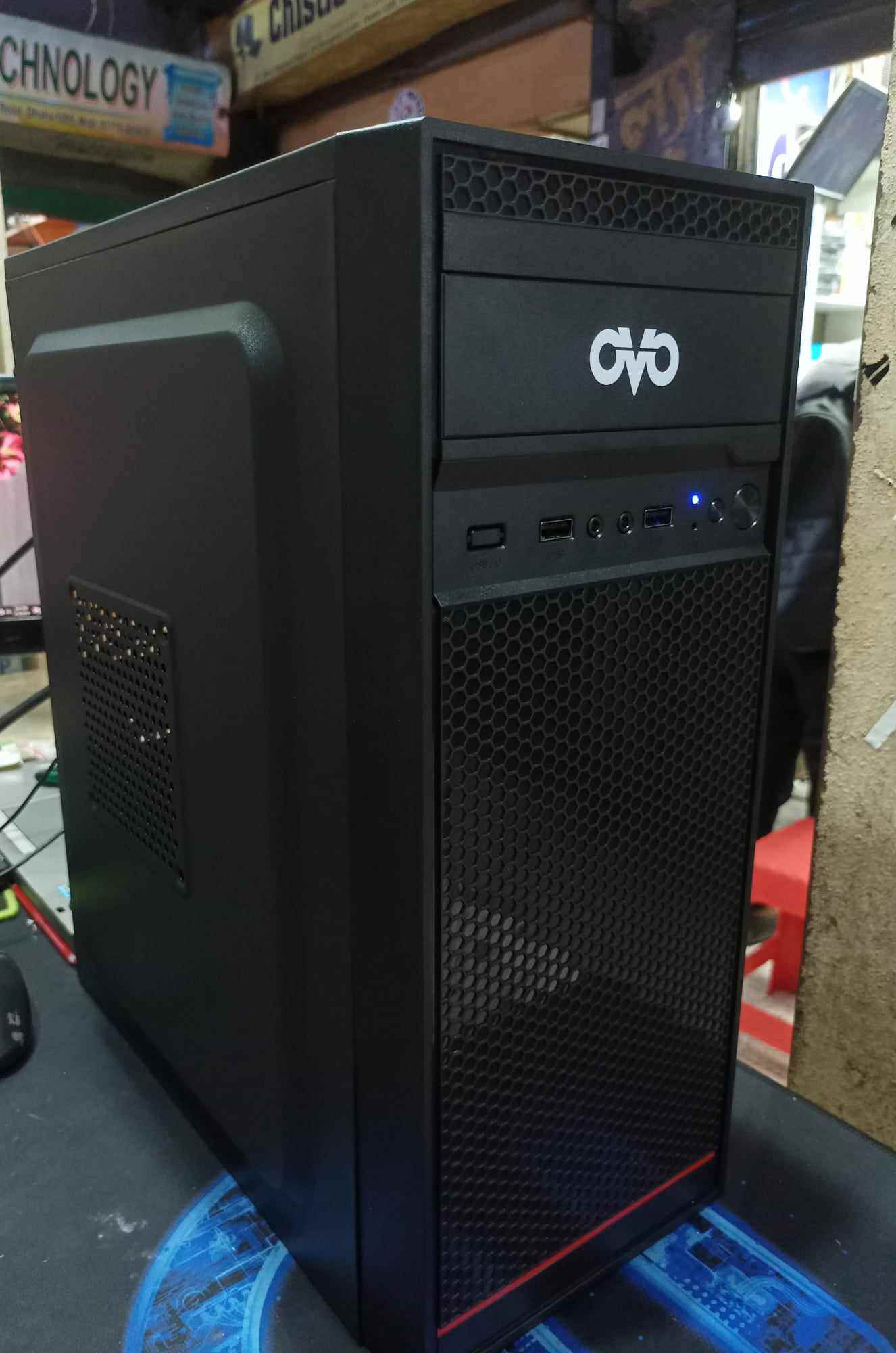 Picture of Core i5 new computer  RAM 8GB SSD 120GB HDD 500GB Graphics  2GB Intel HD Built in  motherboard PC Win 10 64 Bit NEW Desktop Computer with 3 years warranty  - mouse pad - power cord free - Black