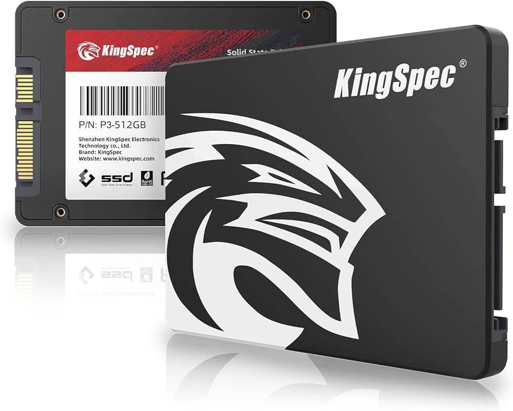 Picture of KING SPEC  128 GB -2.5 " high Speed Sata ||| SSD Internal Solid State Drives with 3 years warranty - 128GB - Black