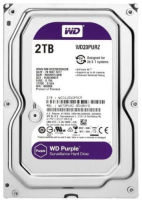 Picture of 2 TB - 2000 GB INTERNAL HARD DRIVES  FOR DESKTOP /CC TV WITH 1 Years Warranty