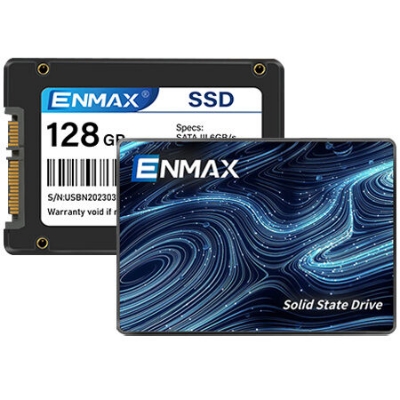 Picture of Enmax 128GB 2.5" Sata III Laptop & Desktop SSD with 3 Years warranty - 128GB - Black