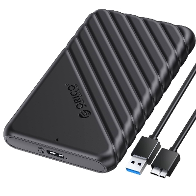 Picture of 2.5'' SATA HDD/SSD Enclosure – USB 3.0 5Gbps External Hard Drive Case for Laptop & PC with 1 years waranty - 2TB - Black