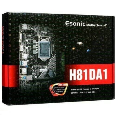 Picture of Esonic H81DA1 Motherboard - I3-I5-I7 4th Generation  Processor  Supported  - Intact new Box  WITH 2 Years Waranty