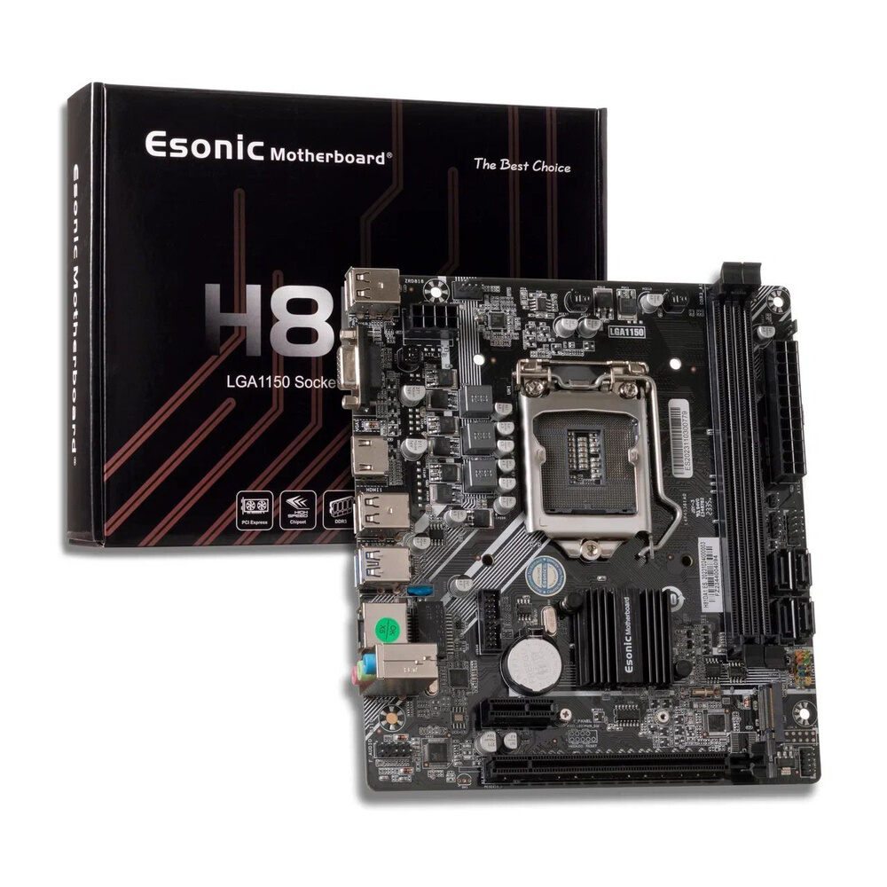 Picture of Esonic H81DA1 Motherboard - I3-I5-I7 4th Generation  Processor  Supported  - Intact new Box  WITH 2 Years Waranty