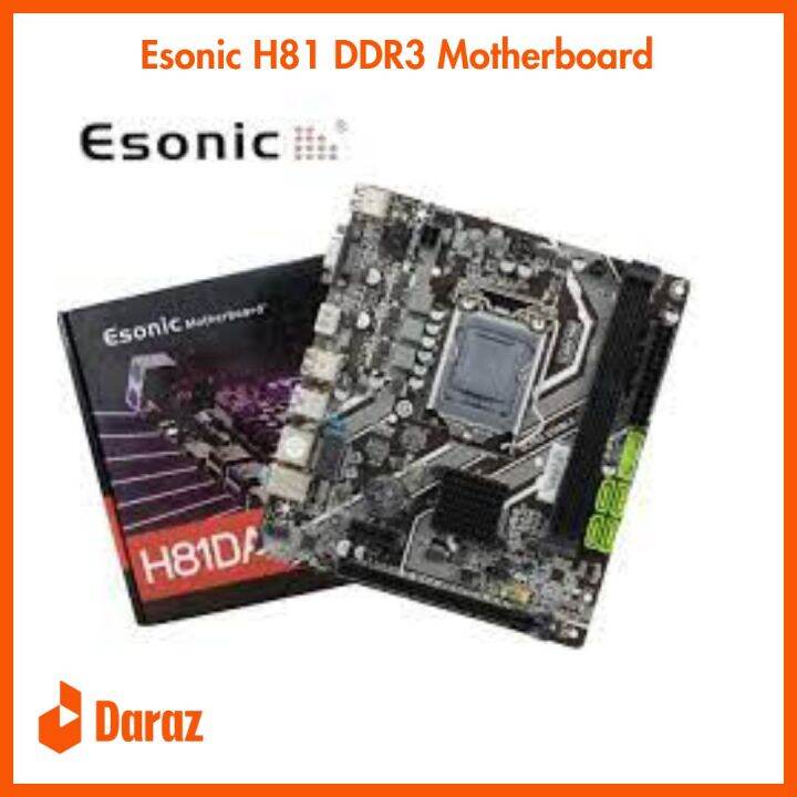 Picture of Esonic H81DA1 Motherboard - I3-I5-I7 4th Generation  Processor  Supported  - Intact new Box  WITH 2 Years Waranty
