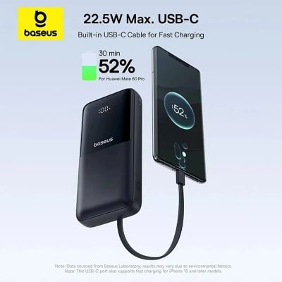 Picture of Baseus Lipow 20000mAh 22.5w Dual Cable Powerbank
