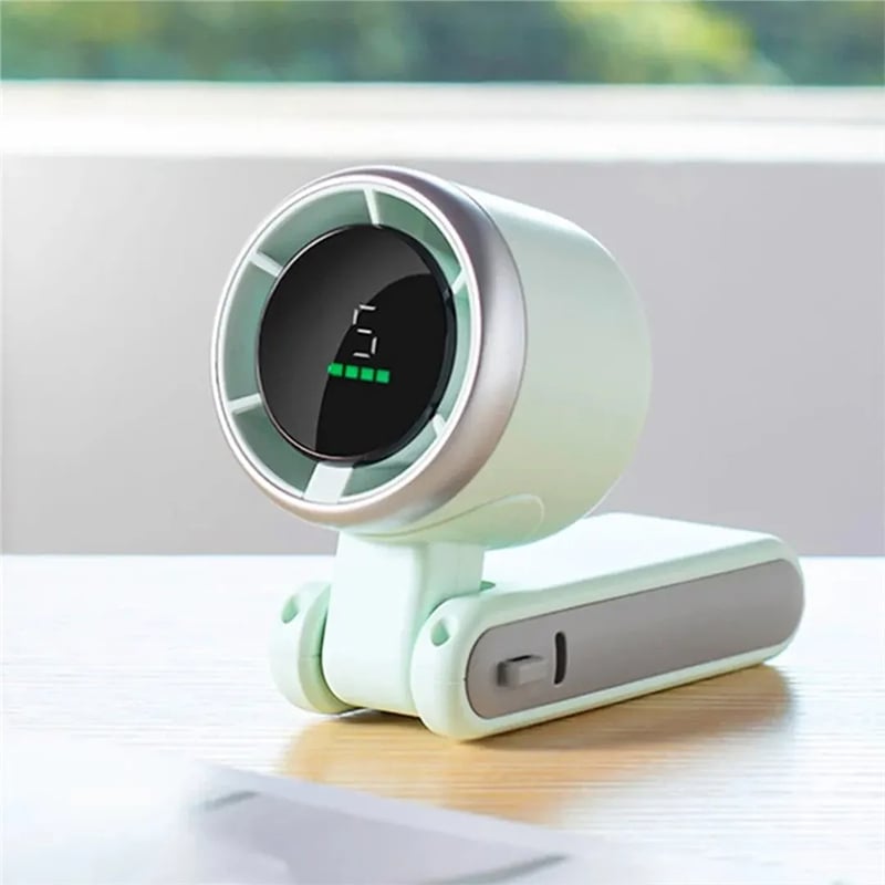 Picture of Mini Turbo Portable Fan – High-Speed 1800mAh Rechargeable Fan