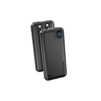 Picture of VEN-DENS VD-PB060 10000mAh 22.5W Power Bank with Built-in Cables