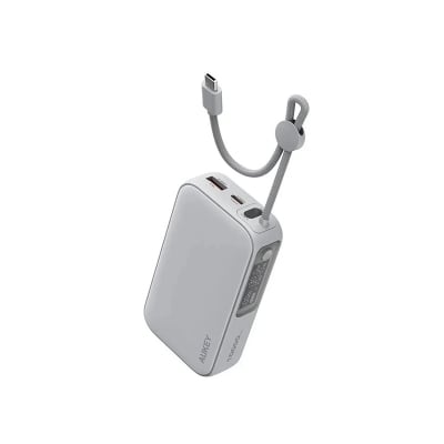 Picture of AUKEY Spark Sling 10000 Compact Fast Charging Power Bank with Built-in USB-C Cable PB-Y47