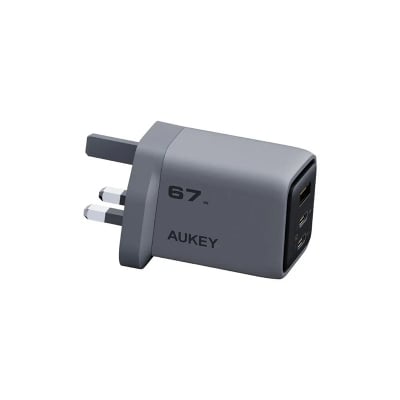 Picture of AUKEY PA-C3 Comet Mix 3 67W PD 3-Port GaN Wall Charger with PPS