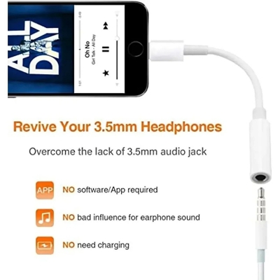 Picture of Apple Lightning to 3.5mm Headphone Jack Adapter