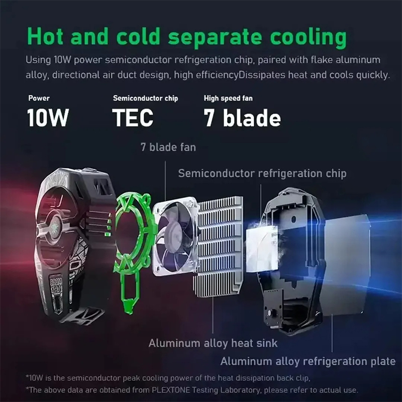 Picture of plextone-ex2-plus-rgb-magnetic-radiator-phone-cooler
