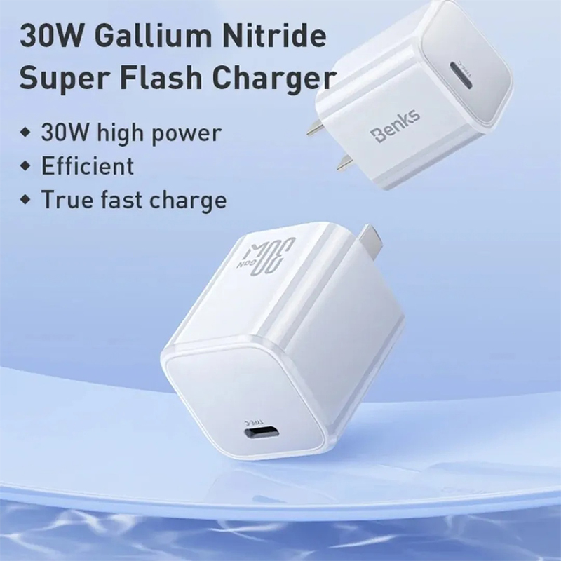 Picture of Benks PA53 30W USB-C / Type-C Port GaN Fast Charger