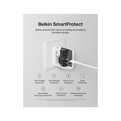 Picture of Belkin BoostCharge 40W Dual Port USB C Wall Charger