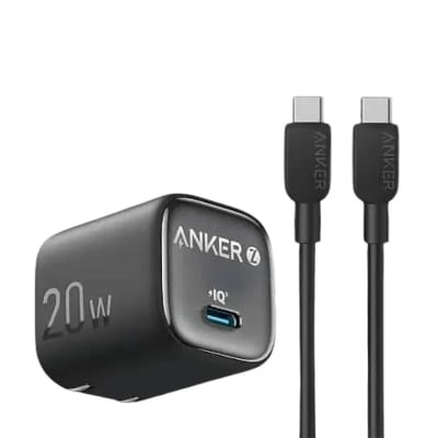 Picture of Anker Zolo Charger 20W Single USB-C Port with USB-C Cable