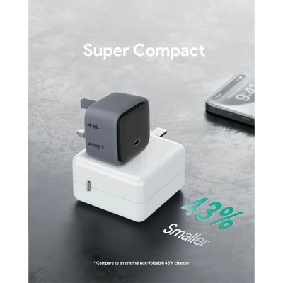 Picture of Aukey PA-C2 Comet 45W PD GaN Wall Charger with PPS