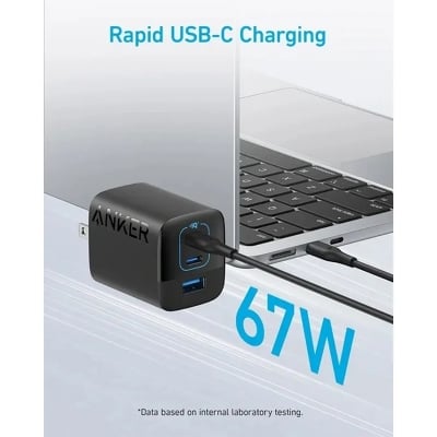Picture of Anker 67W Three Port Adapter (A2674)