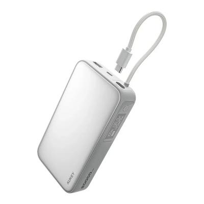 Picture of AUKEY Spark Sling 20000 Compact Fast Charging Power Bank with Built-in USB-C Cable