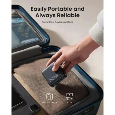 Picture of Anker Charger 140W, 4-Port, PD 3.1 with USB-C Cable-Global Official
