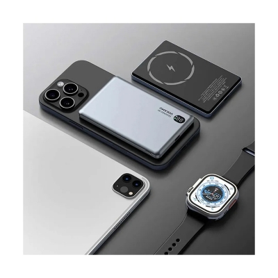 Picture of VOKAMO Ultra Slim Magnetic Power Bank 5000mAh Portable Travel Battery Bank