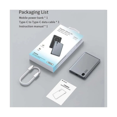 Picture of VOKAMO Ultra Slim Magnetic Power Bank 5000mAh Portable Travel Battery Bank