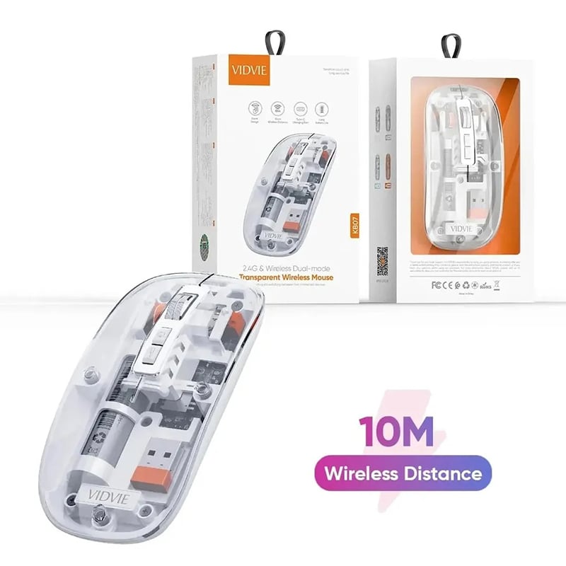 Picture of Vidvie KB07 Transparent Wireless Mouse