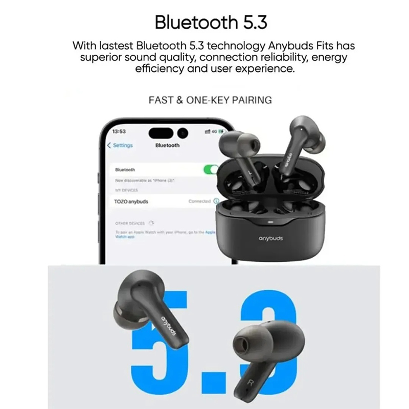 Picture of TOZO Anybuds Pro Hybrid ANC Wireless Earbuds