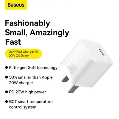 Picture of Baseus GaN5 Fast Charger 1C 20W Mini