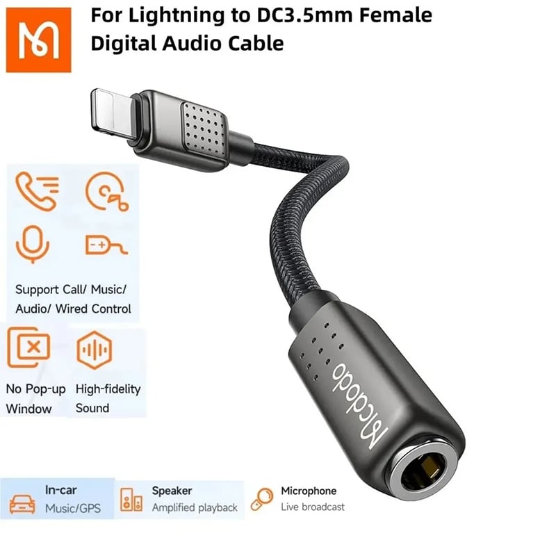 Picture of Mcdodo CA-501 Lightning to 3.5mm Adapter
