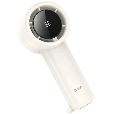 Picture of Hoco HX63 Rechargeable Hand Fan with Digital Display – 2000mAh
