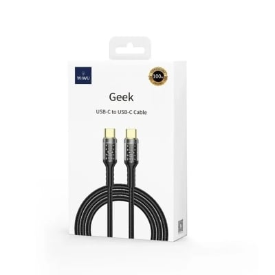 Picture of wiwu-wi-c016-geek-series-100w-type-c-to-type-c-fast-charging-cable
