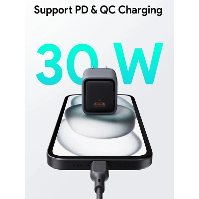 Picture of AUKEY Comet 30W PD Wall Charger Foldable with GaN Technology